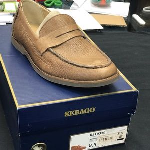 New sebago leather upper in its original box